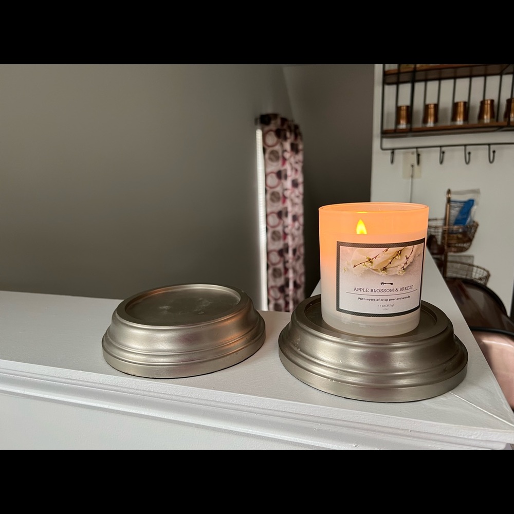 Two beautiful candle holders